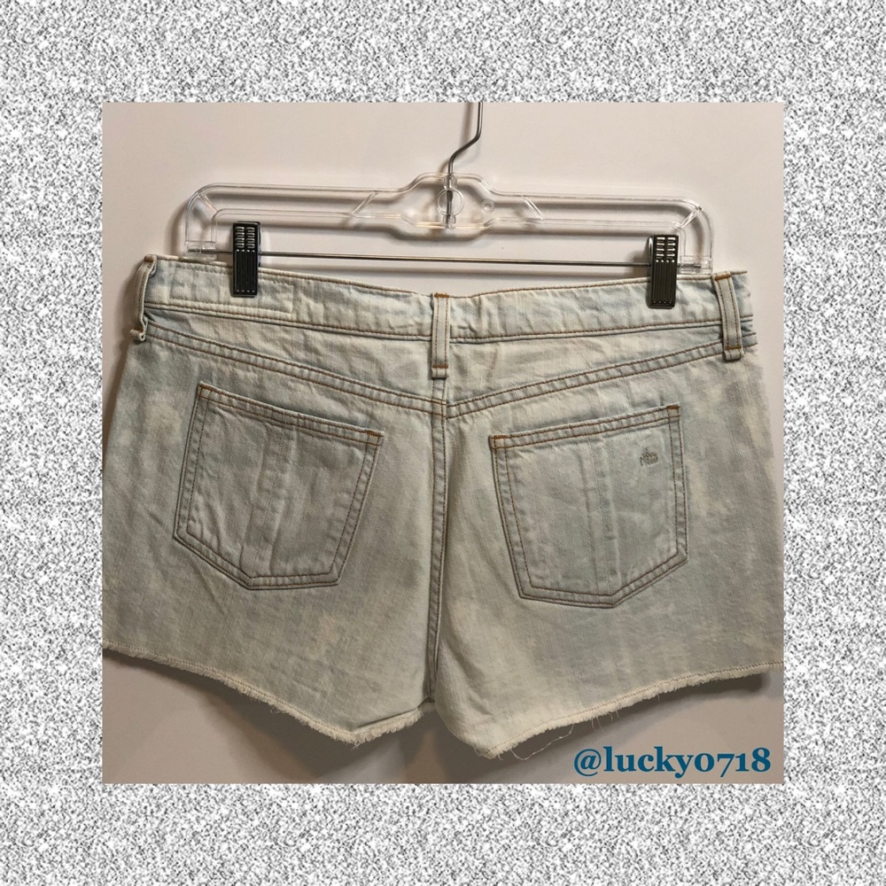 Rag & Bone EUC Bleach Out Cut Off Jean Short Sz 27 - Picture 3 of 8